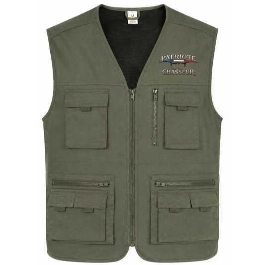Veste / Gilet sans manche -PATRIOTE CHASSEUR- Le dresseur