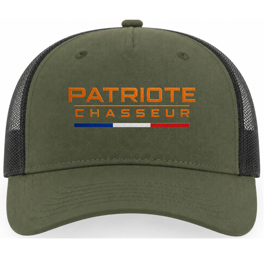 Casquette été Unisexe -PATRIOTE CHASSEUR- la souplesse