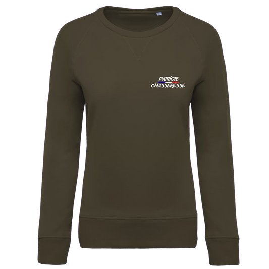 Sweat femme PATRIOTE CHASSEUR – Collection nature