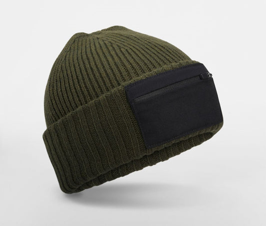 Bonnet kaki Unisexe -PATRIOTE CHASSEUR- Le sombre