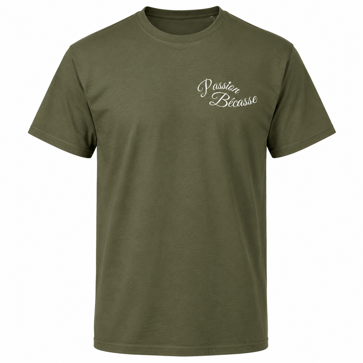 T-shirt col rond -PATRIOTE CHASSEUR– Passion Bécasse