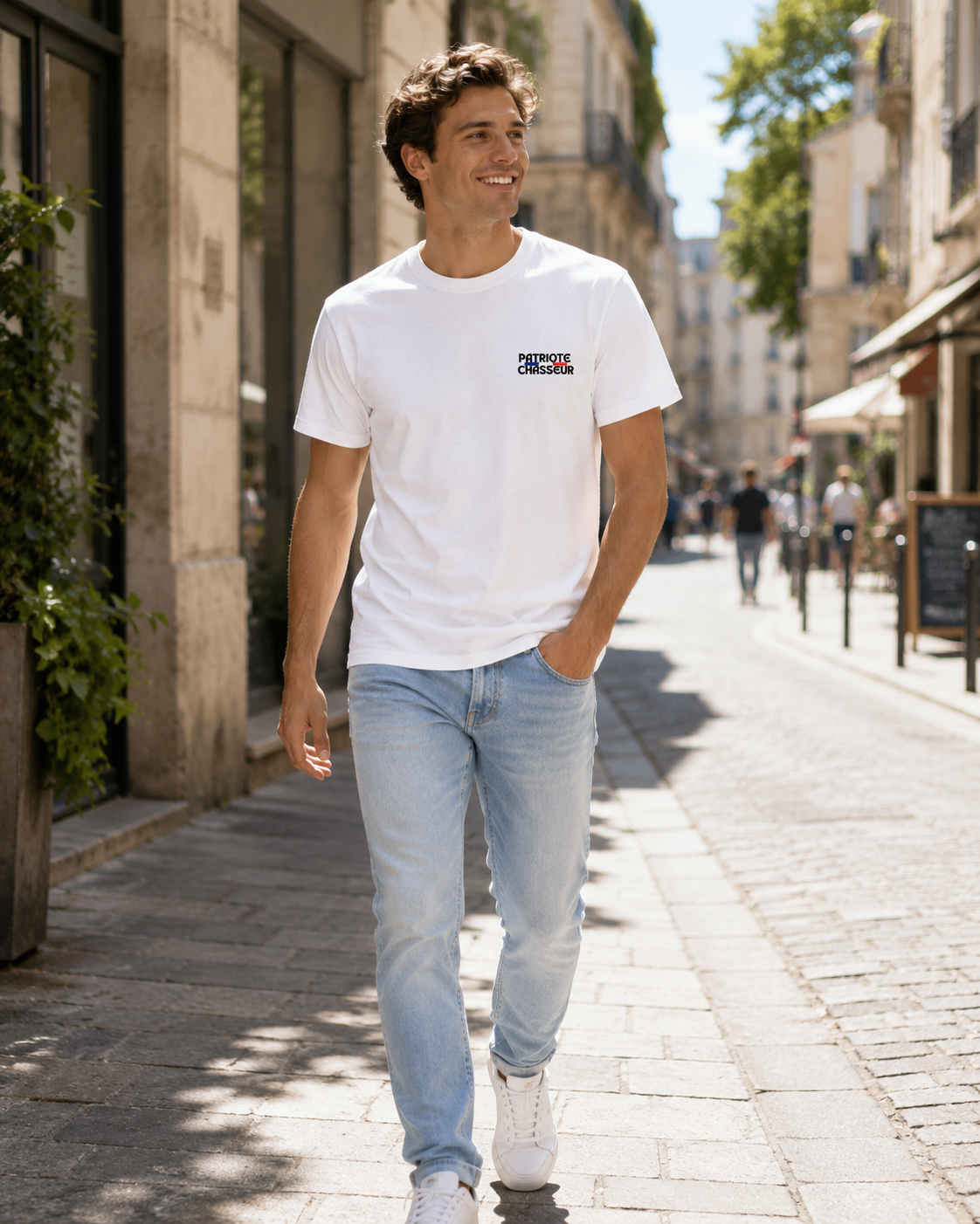T-shirt -PATRIOTE CHASSEUR- Le chasseur citadin