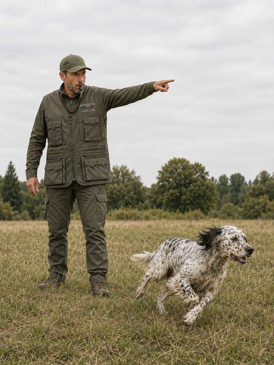 Veste / Gilet sans manche -PATRIOTE CHASSEUR- Le dresseur