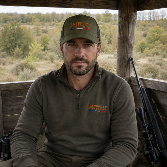 Casquette été Unisexe -PATRIOTE CHASSEUR- la souplesse