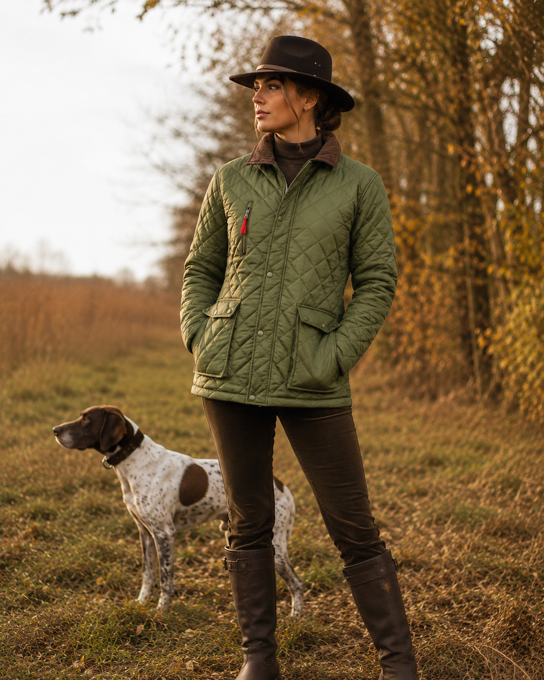 Veste Femme -PATRIOTE CHASSEUR- Collection chasse
