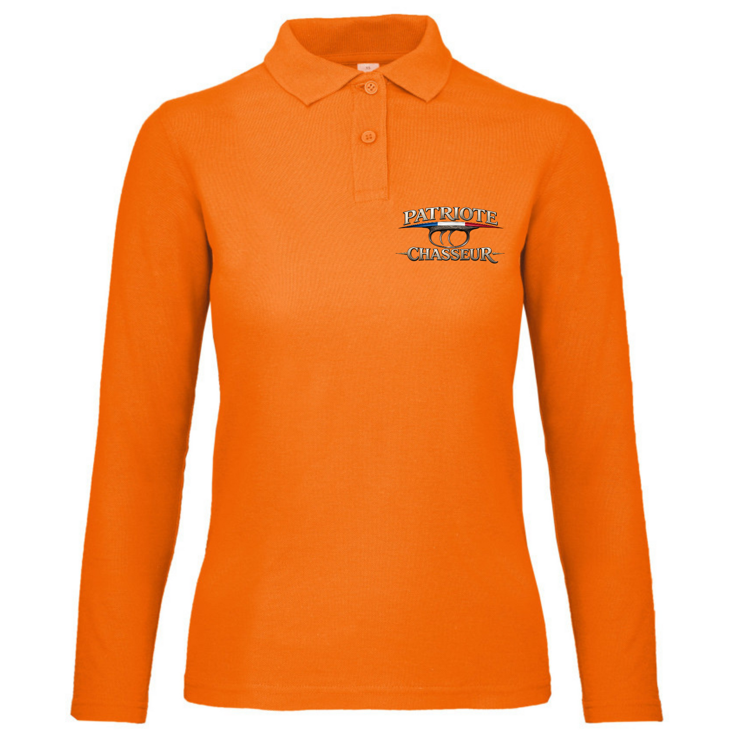 Polo Femme -PATRIOTE CHASSEUR- La traqueuse