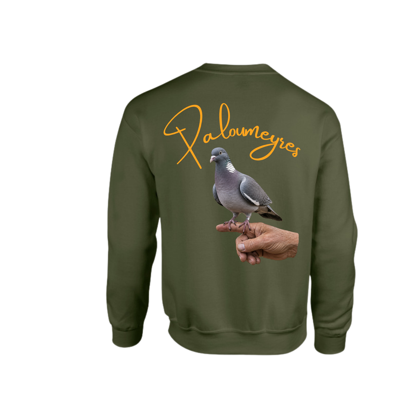 Sweat Unisexe -PATRIOTE CHASSEUR- Paloumeyre et fier