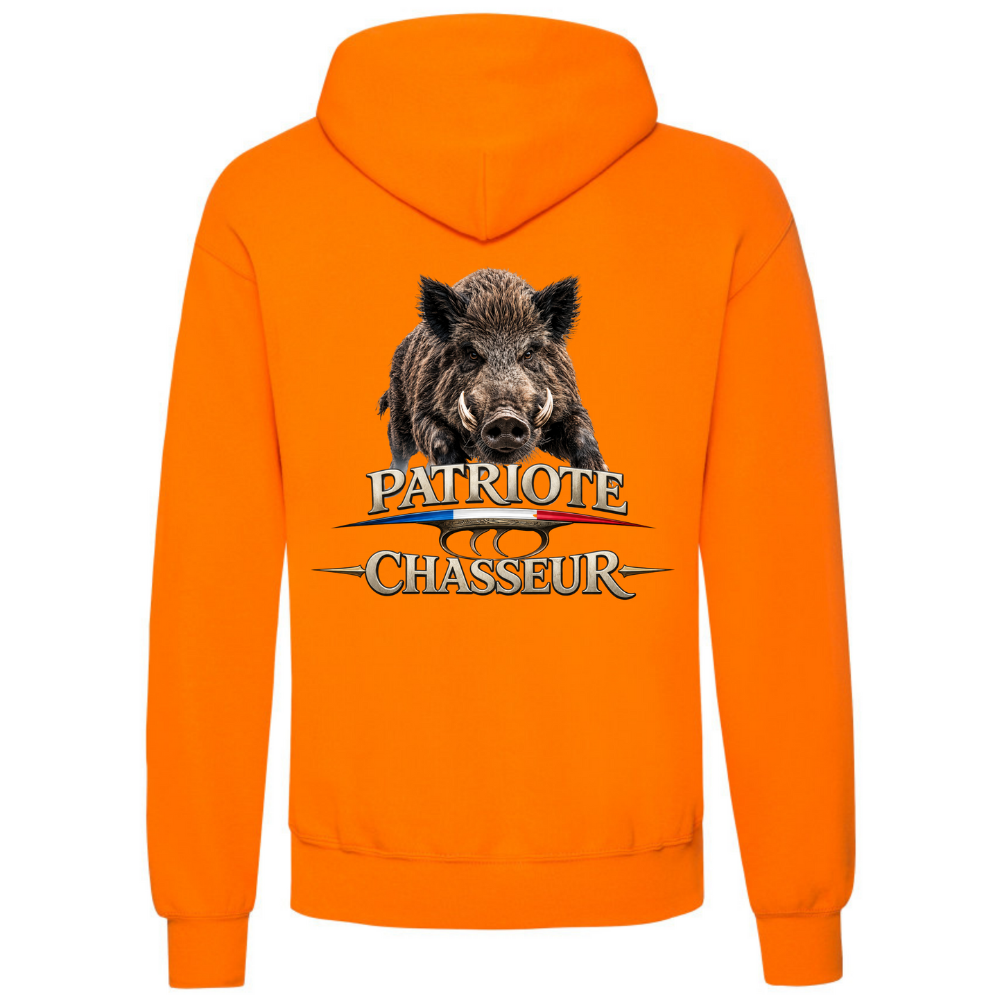 Sweat Homme -PATRIOTE CHASSEUR- Le ferme