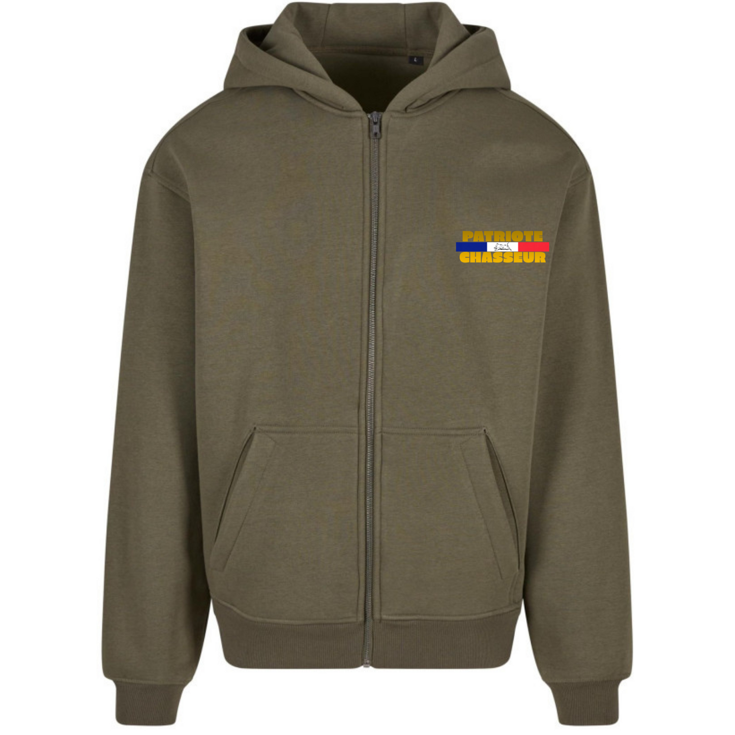 Sweat ZIP -PATRIOTE CHASSEUR– Le confort ultime pour la chasse -Le confort-