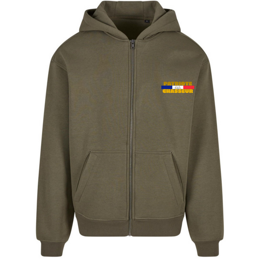 Sweat ZIP -PATRIOTE CHASSEUR– Le confort ultime pour la chasse -Le confort-