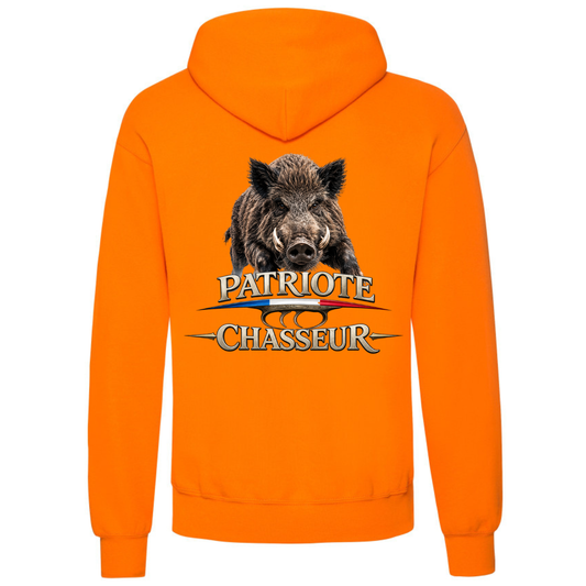 Sweat homme -PATRIOTE CHASSEUR- Hunter Series