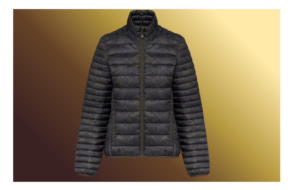 Doudoune légère pour femme -PATRIOTE CHASSEUR – JUNGLE CAMO