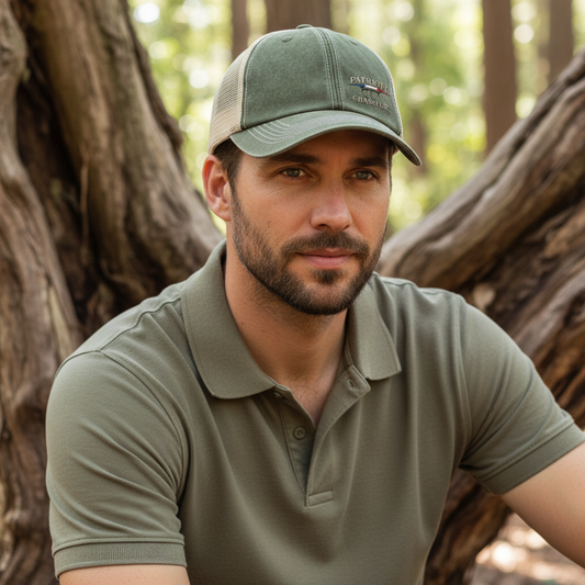 Casquette Trucker -PATRIOTE CHASSEUR- La vintage