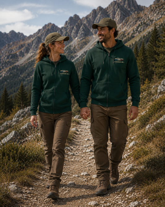 Veste Unisexe -Patriote chasseur- Terrain & Nature