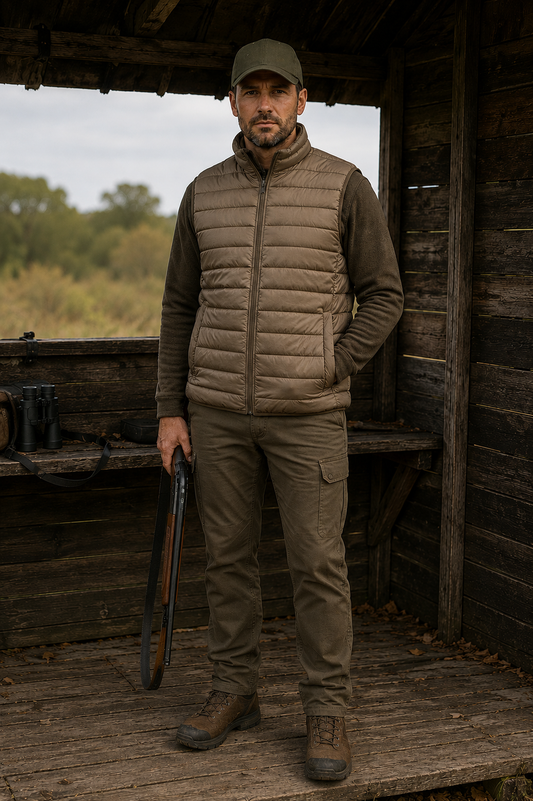 Doudoune sans manche -PATRIOTE CHASSEUR- L'indispensable