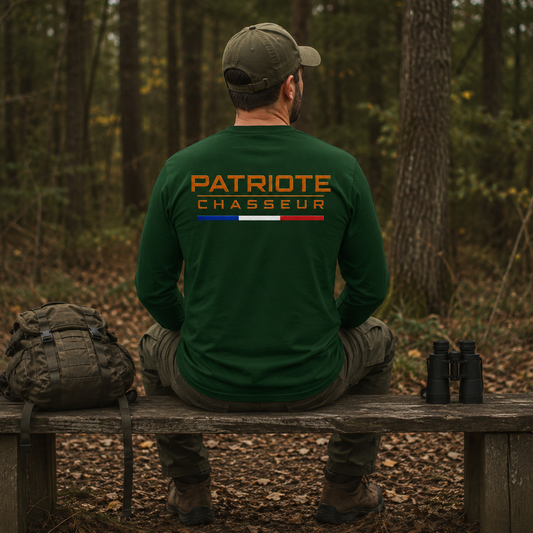 T-shirt -PATRIOTE CHASSEUR- L'unique