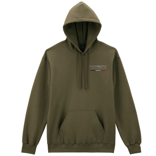 Sweat à capuche PATRIOTE CHASSEUR – Collection Bois Profond