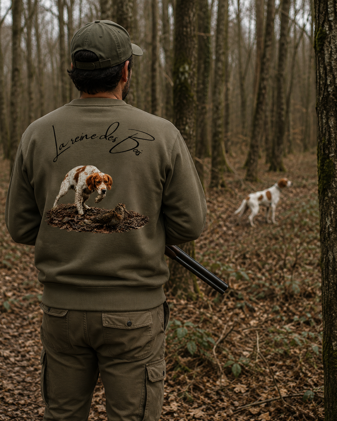 Sweat homme -PATRIOTE CHASSEUR - La reine des bois