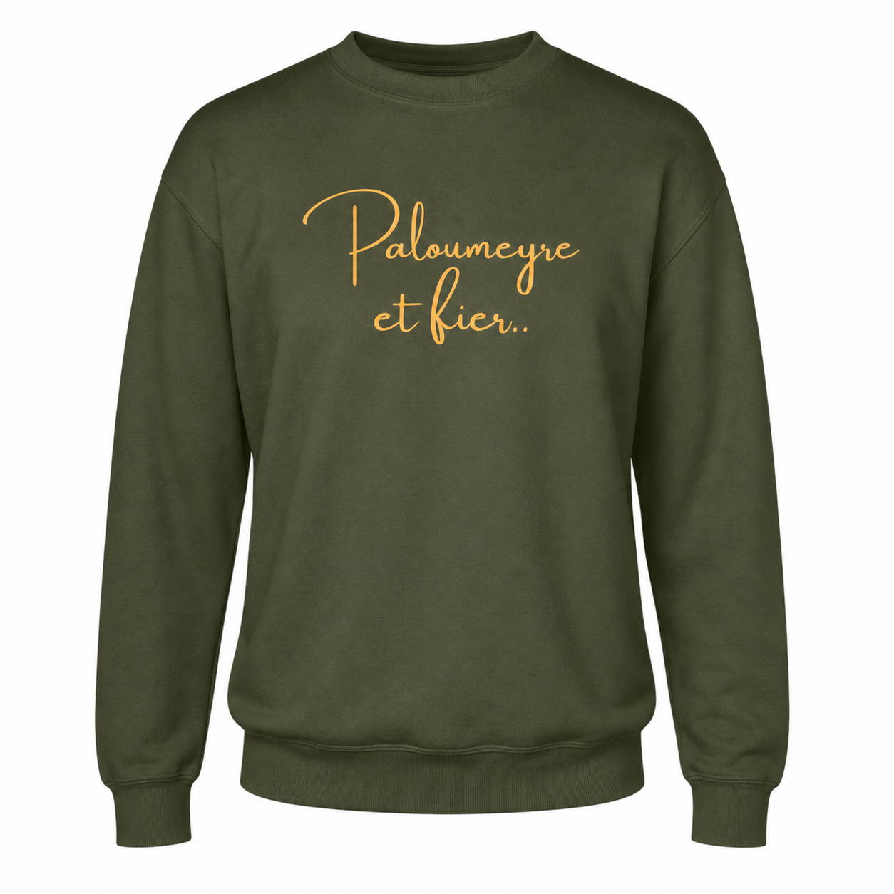Sweat Unisexe -PATRIOTE CHASSEUR- Paloumeyre et fier